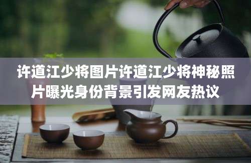 许道江少将图片许道江少将神秘照片曝光身份背景引发网友热议