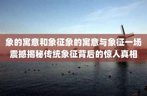 象的寓意和象征象的寓意与象征一场震撼揭秘传统象征背后的惊人真相