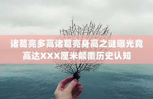 诸葛亮多高诸葛亮身高之谜曝光竟高达XXX厘米颠覆历史认知
