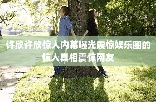 许欣许欣惊人内幕曝光震惊娱乐圈的惊人真相震惊网友