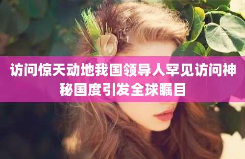 访问惊天动地我国领导人罕见访问神秘国度引发全球瞩目