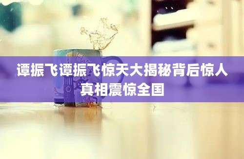 谭振飞谭振飞惊天大揭秘背后惊人真相震惊全国