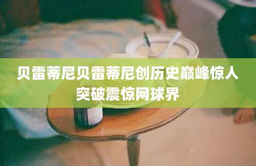 贝雷蒂尼贝雷蒂尼创历史巅峰惊人突破震惊网球界