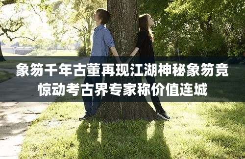 象笏千年古董再现江湖神秘象笏竟惊动考古界专家称价值连城