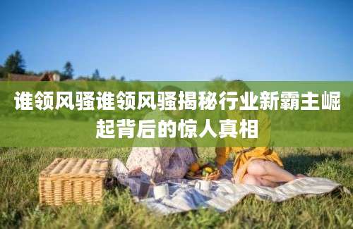 谁领风骚谁领风骚揭秘行业新霸主崛起背后的惊人真相