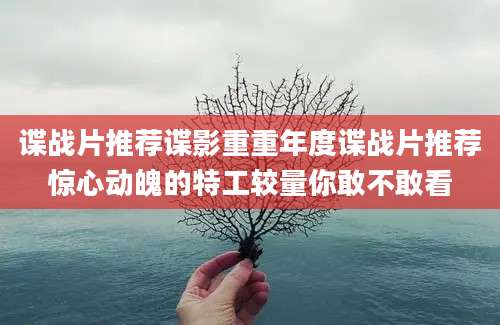 谍战片推荐谍影重重年度谍战片推荐惊心动魄的特工较量你敢不敢看