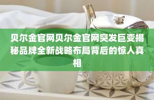 贝尔金官网贝尔金官网突发巨变揭秘品牌全新战略布局背后的惊人真相